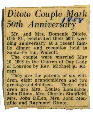 Ditoto 50th Wedding Anniversary